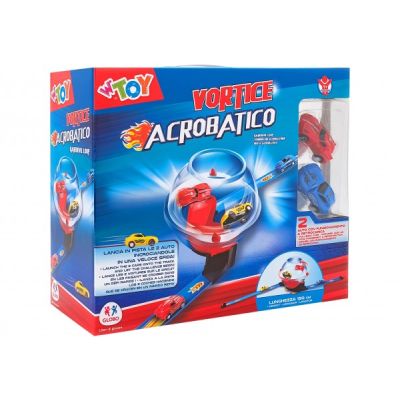 Pista sfera cu 2 masinute lungime 34 cm Wtoy 16 piese - SOLGL39010