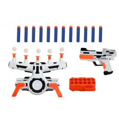 Pistol Globo cu tinte mobile in aer 10 bile si 12 gloante moi - SOLGL38945