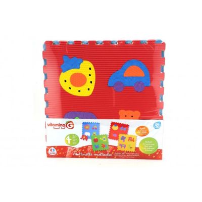 Puzzle burete pentru copii Globo Vitamina G Animale si alte figurine 4 bucati - SOLGL05060