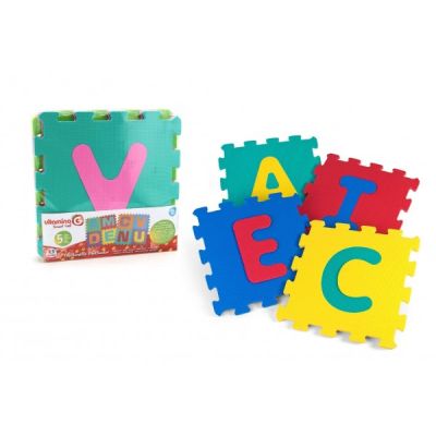 Puzzle burete pentru copii Globo Vitamina G Litere 5 bucati - SOLGL05048
