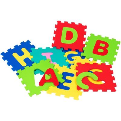 Puzzle burete pentru copii Globo Vitamina G Litere 9 bucati - SOLGL05093