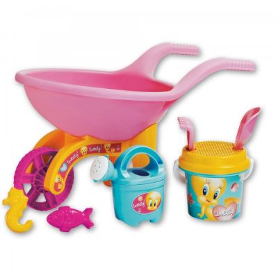 Roaba Tweety Androni pentru copii cu galetusa stropitoare si alte accesorii plaja - SOLAG6323-00TW