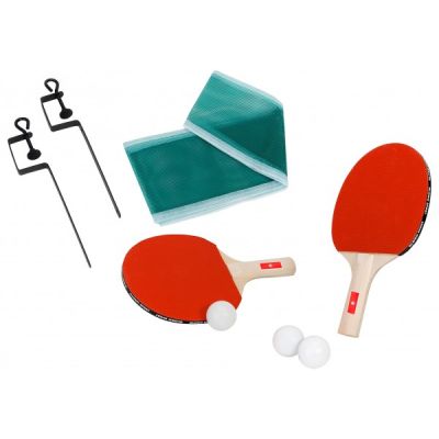 Set 2 palete de ping pong cu fileu inclus si 3 mingi - SOLGL47399