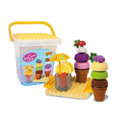 Set constructie cuburi Unico Galetusa Cocktail si Inghetata 25 piese - SOLUN8614-00CC