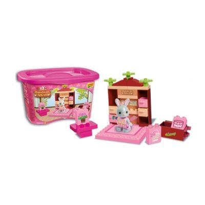 Set constructie cuburi Unico Maximilian Families Galetusa Micul Magazin 40 piese - SOLUN8938-0MAX