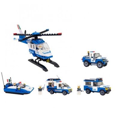Set Constructie Vehicule de Securitate GLOBO CUBIX - SOLGL37689