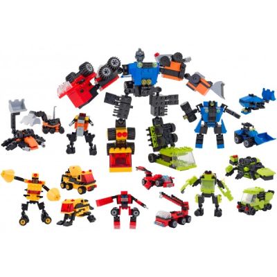 Set constructie vehicule si agricultura 3 in 1 Cubix - SOLGL38230
