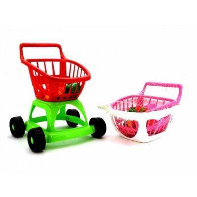 Set cos cumparaturi din plastic cu legume incluse 10 piese - SOLGL36973