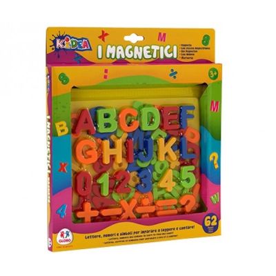 Set litere si cifre magnetice 67 piese - SOLGL37564