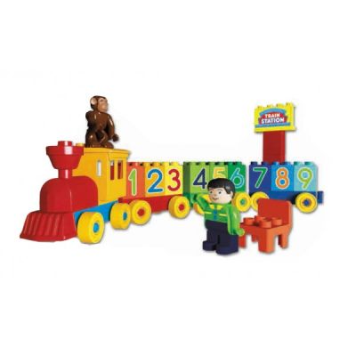 Set unico trenulet cu 2 figurine 33 piese - SOLUN8630