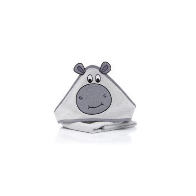 Prosop brodat Hippo, grey , 75x75cm. Fillikid KRS1033-04