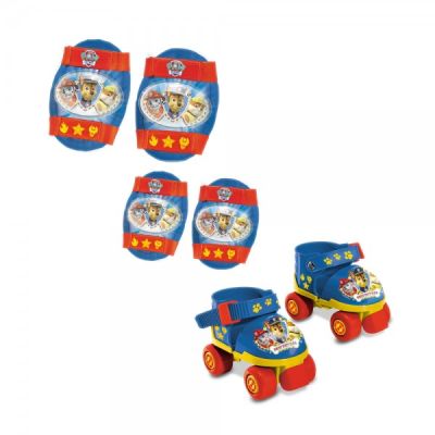 Role copii ajustabile Paw Patrol 4 roti cu protectii - SOLMON28312