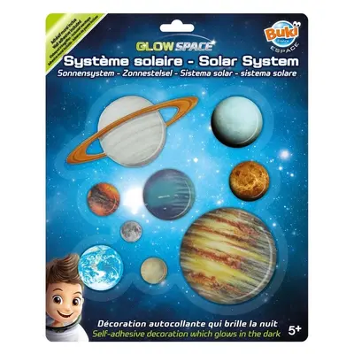 Decoratiuni de perete fosforescente - Sistemul Solar - BK3DF10