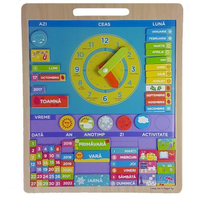 Calendar magnetic vremea - limba romana