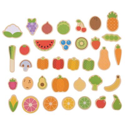 Set magnetic - fructe si legume
