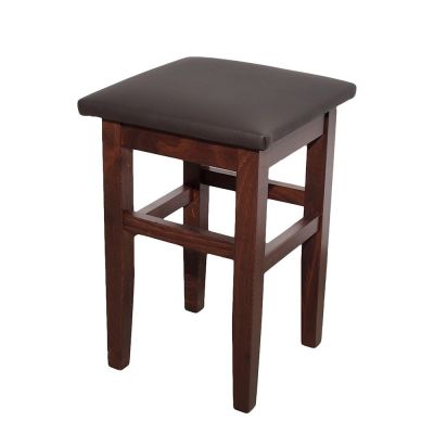 Taburete bucatarie, lemn masiv de fag, tapiterie piele ecologica, wenge drm3087
