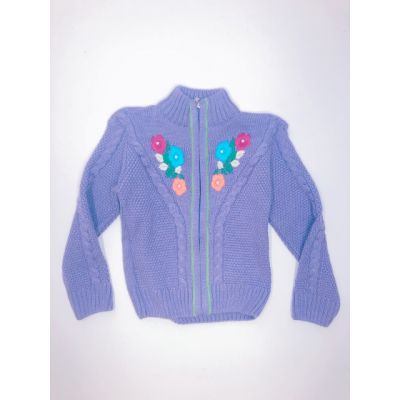 Pulover cu floricele brodate TR-2