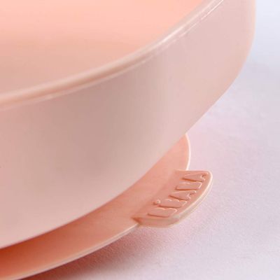 Farfurie silicon cu ventuza roz ERFB913431