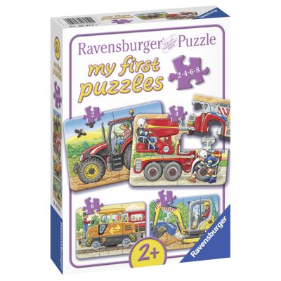 PRIMUL MEU PUZZLE UTILAJE AGRICOLE, 2/4/6/8 PIESE - ARTRVSPC06954