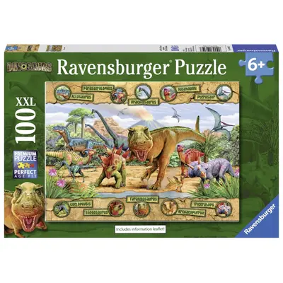 PUZZLE DINOZAURI, 100 PIESE - ARTRVSPC10609