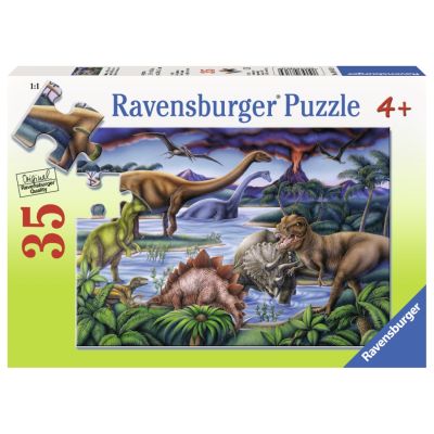 PUZZLE LOCUL DE JOACA AL DINOZAURILOR, 35 PIESE - ARTRVSPC08613