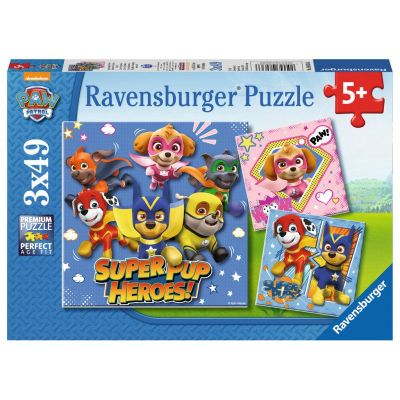 PUZZLE PATRULA CATELUSILOR, 3x49 PIESE - ARTRVSPC08036