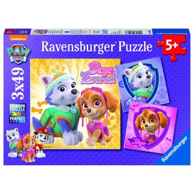 PUZZLE PATRULA CATELUSILOR M1, 3x49 PIESE - ARTRVSPC08008