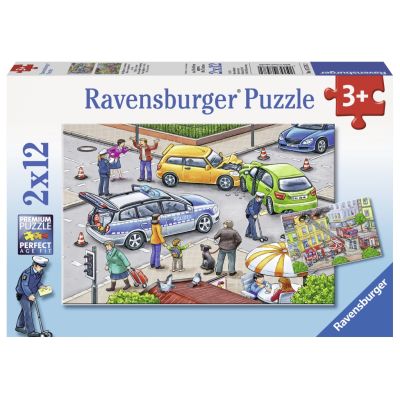 PUZZLE POLITIE, 2X12 PIESE - ARTRVSPC07578