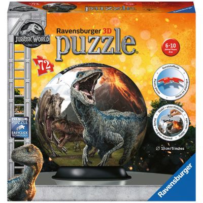 PUZZLE 3D JURASSIC WORLD, 72 PIESE - ARTRVS3D11757