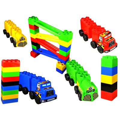 Set de constructie gigant Car Race BBXTPS543621