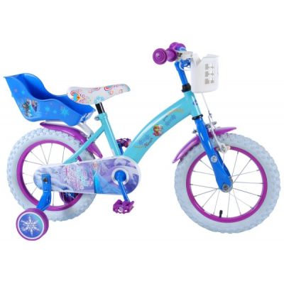 Bicicleta copii Volare cu roti ajutatoare 14 INCH Frozen partial montata - SOLVOL51461-CH