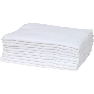 Muselina bebe – pachet de 10 bucati, 100% bumbac, 80x80cm