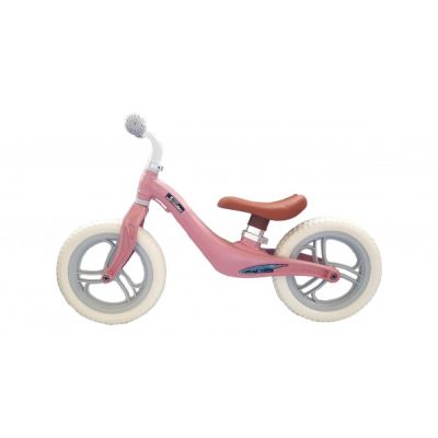 Bicicleta fara pedale 12 inch Roz foarte usoara 2kg inaltime reglabila roti EVA cadru magneziu - SOLSKMA1