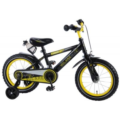 Bicicleta Volare pentru baieti 14 inch cu roti ajutatoare partial montata Freedom - SOLVOL81415