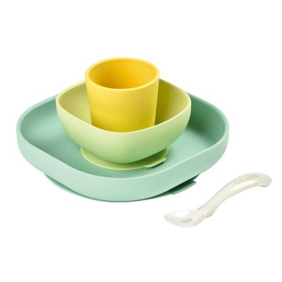 Set de masa silicon 4 piese galben ERFB913436