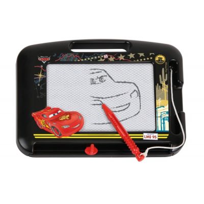 Tablita magnetica pentru desenat Lena Cars cu creion 22 cm - SOLLE65688