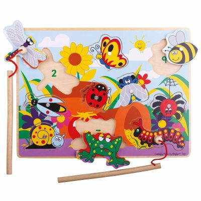 Joc de pescuit magnetic -  prietenii din gradina