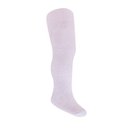 Dres alb din bumbac cu model din tesatura (Marimi dresuri: 3-5 ani) RA-06-5-c3