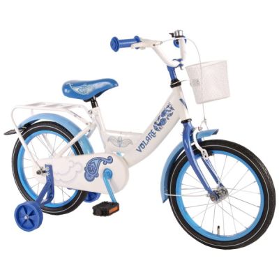 Bicicleta fete Volare Paisley 16 inch cu roti ajutatoare partial montata - SOLVOL71601