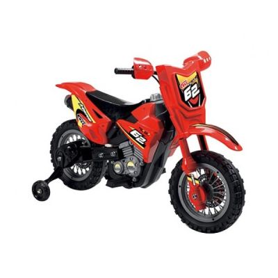 Motocicleta electrica pentru copii Enduro Motocross 6V rosie  - SOLGL39355