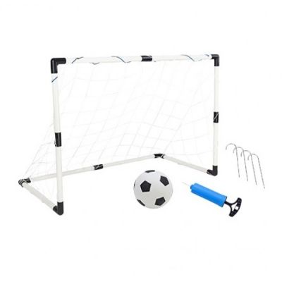 Poarta de fotbal din plastic pentru copii Globo WToy cu minge si pompa inclusa  - SOLGL39300
