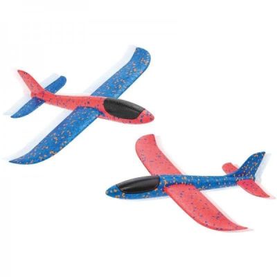 Set 2 avioane usoare din spuma Globo WToy pentru copii care zboara - SOLGL39239