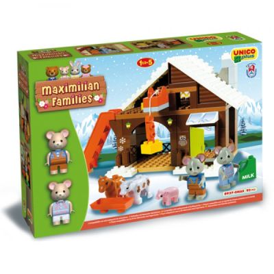 Set constructie Unico Maximilian Families Refugiul Montan 93 piese - SOLUN8937