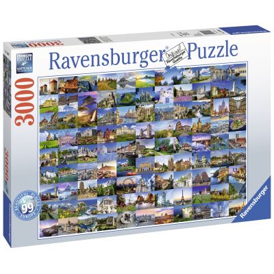 PUZZLE EUROPA 99 LOCURI, 3000 PIESE - ARTRVSPA17080