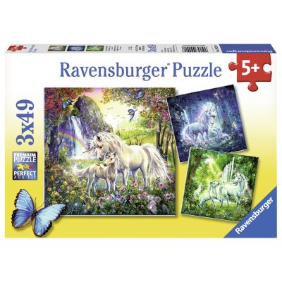 PUZZLE UNICORNI, 3x49 PIESE - ARTRVSPC09291