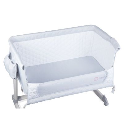 Lionelo - Patut co-sleeper Theo 2 in 1, 90x50 cm, Gri BYNLO-THEO_Grey