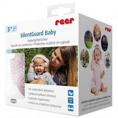 Casti antifonice pentru bebelusi REER SilentGuard Baby Girl 53074