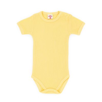 Body galben cu maneca scurta pentru bebelusi MK0320K-2.0-3 luni