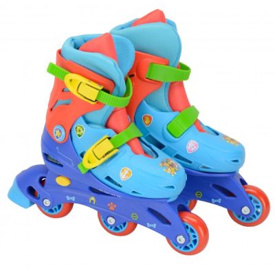Role pentru copii cu 3 roti Saica 7477 Paw Patrol marime reglabila 31-34 roti interschimbabile frana de picior - SOLSA7477