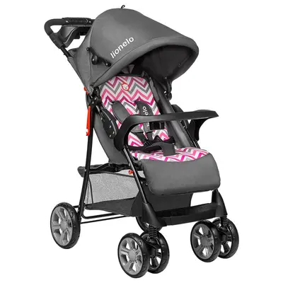 Lionelo - Carucior sport Emma Plus Scandi Cu accesorii, Roz BYNLO-EMMA PLUS_PINK_SCANDI
